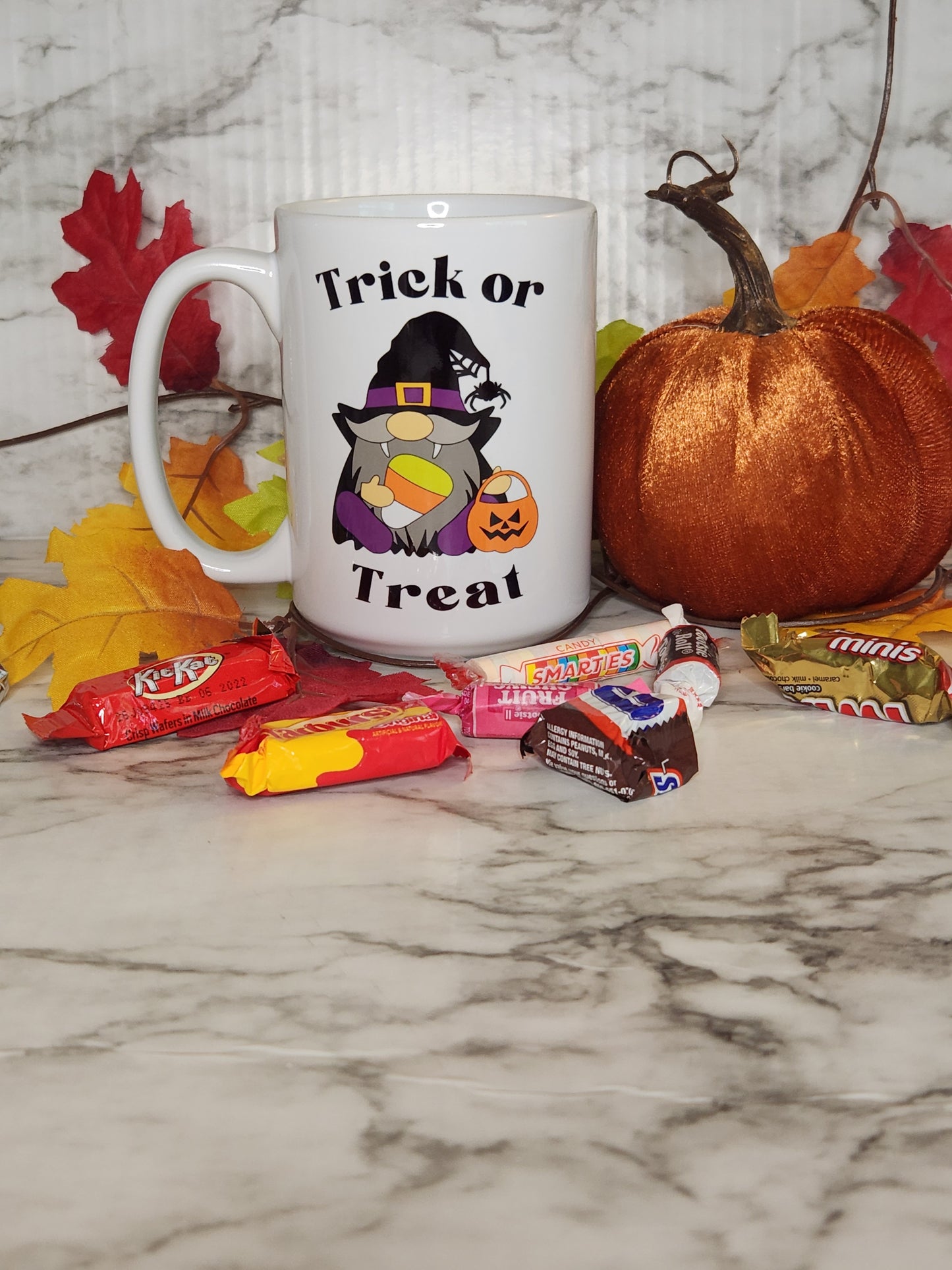 Trick or Treat Gnome Mug