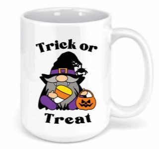 Trick or Treat Gnome Mug